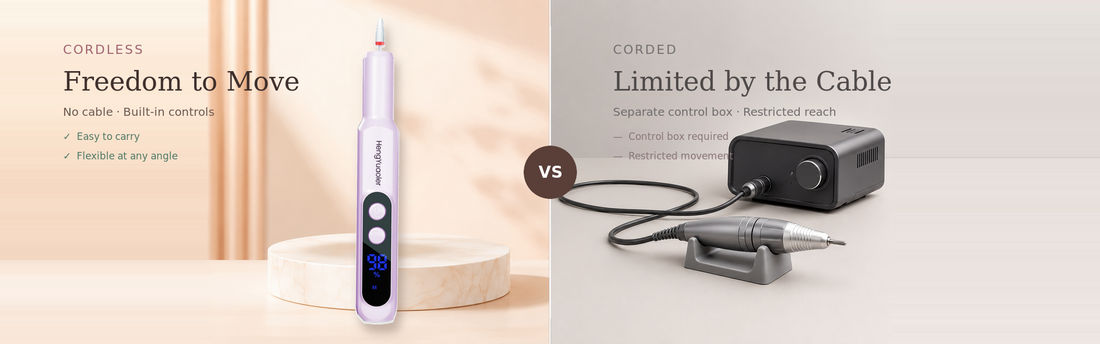 Cordless vs. Corded Nail Drill: Which One Is Better for At-Home Manicures?