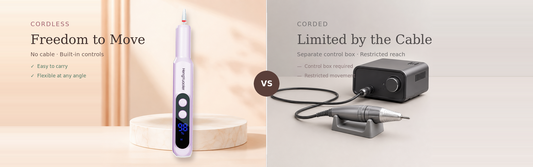 Cordless vs. Corded Nail Drill: Which One Is Better for At-Home Manicures?