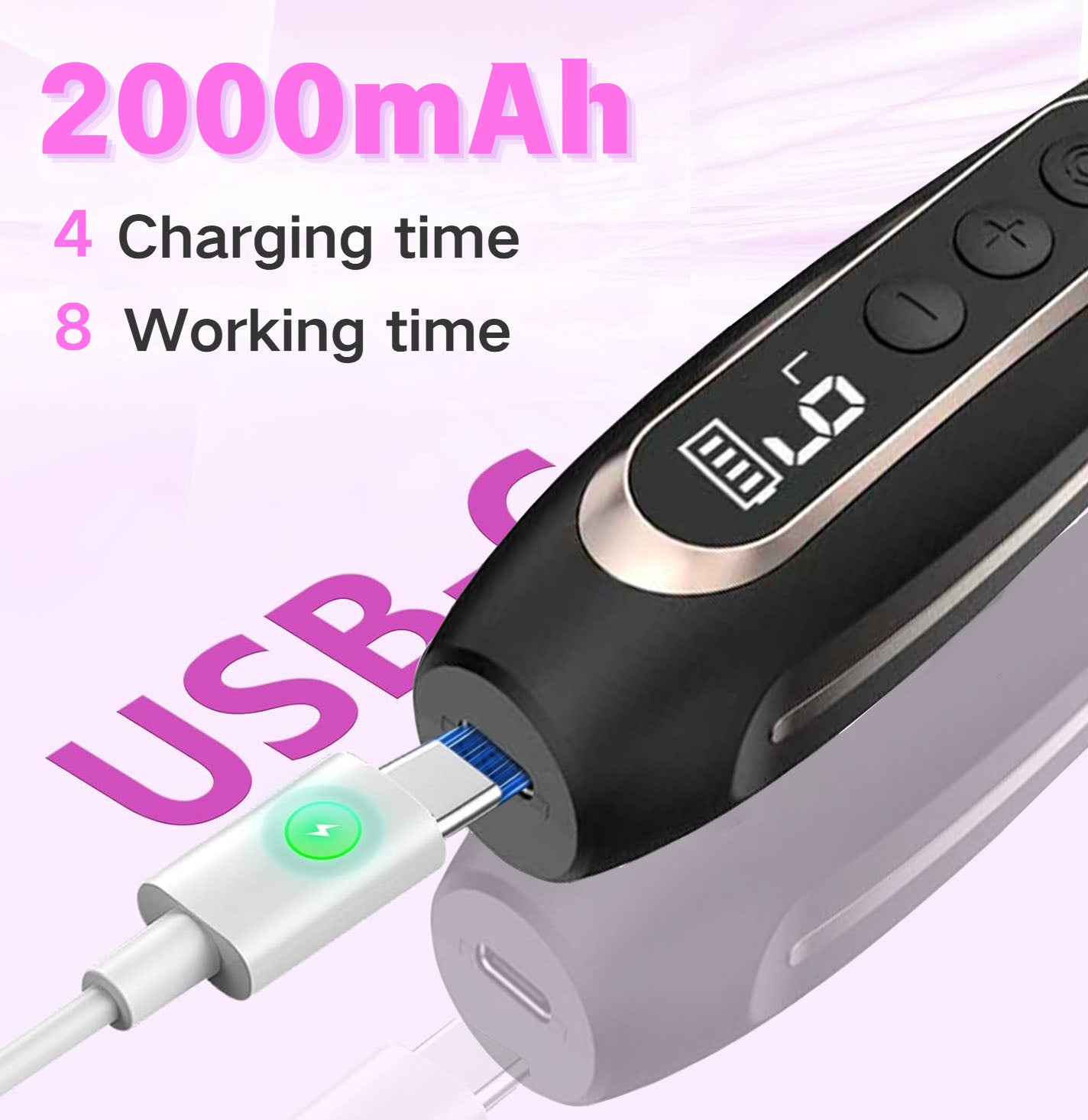 HENGYUAOLER 6th Gen Professional Cordless Nail Drill