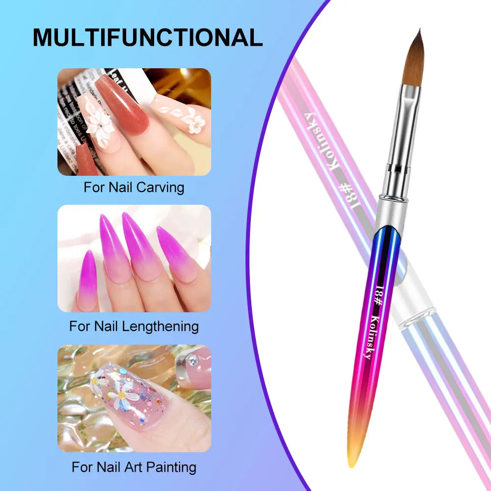 1PCS Professional Acrylic Nail Brush | Nail Extension & Nail Art Brush