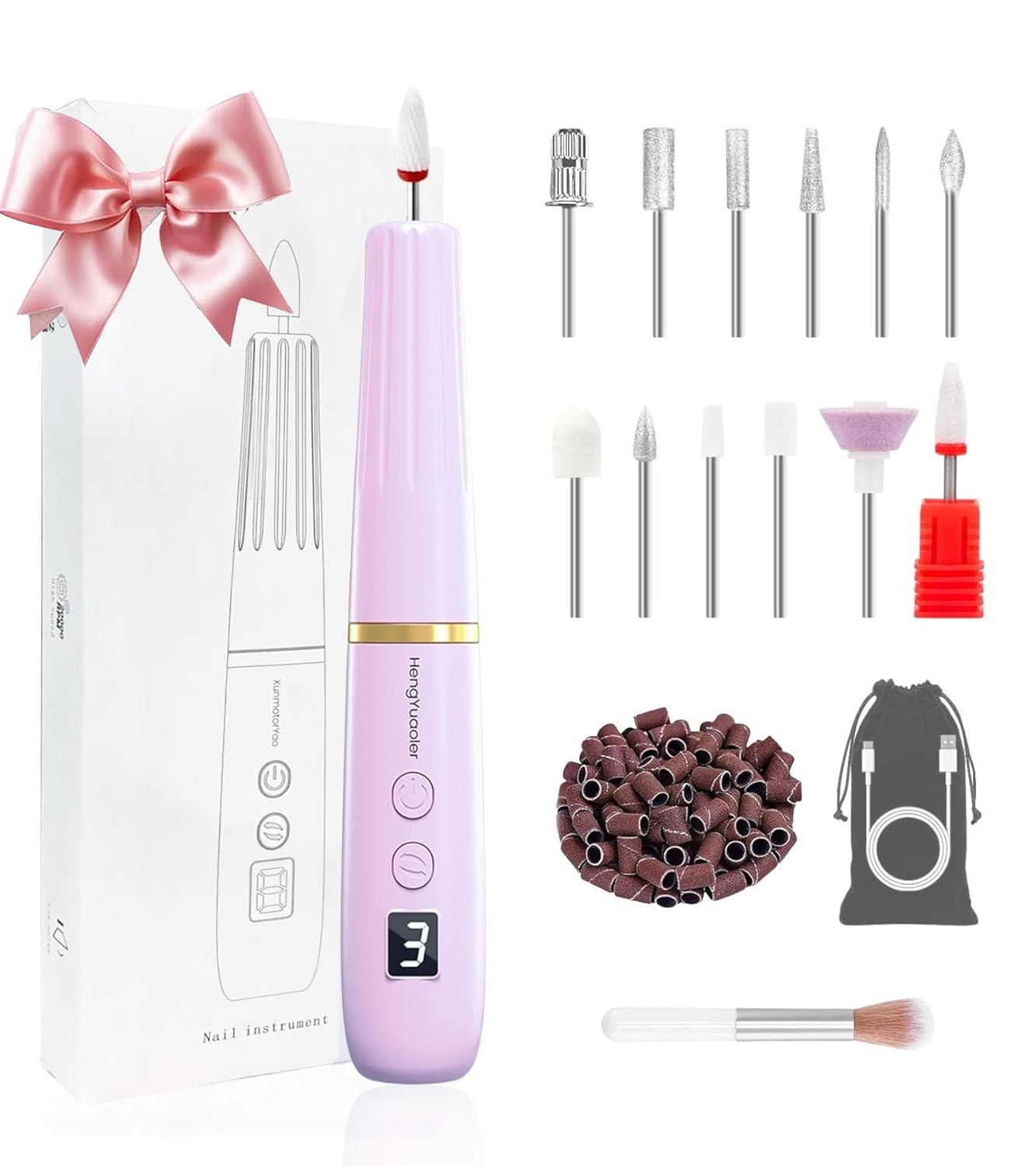 HENGYUAOLER Professional Cordless Nail Drill
