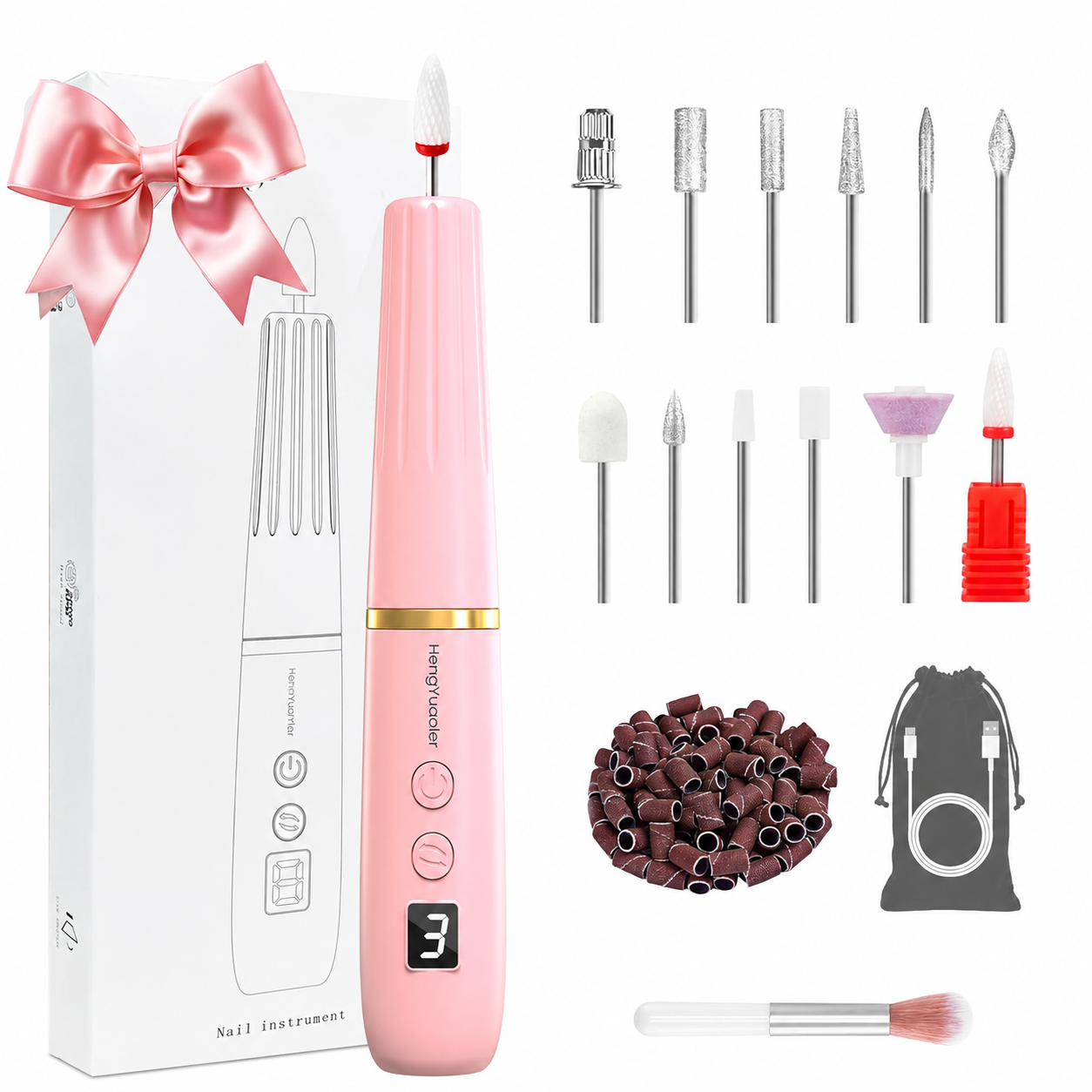 HENGYUAOLER Professional Cordless Nail Drill